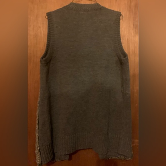 Ladies Small Brown Faux Fur Vest - Picture 2 of 5